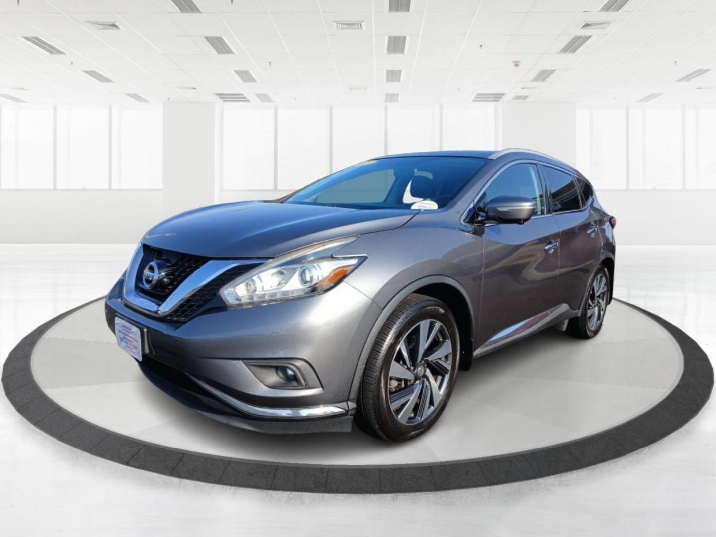 2015 Gun Metallic Nissan Murano Platinum AWD (5N1AZ2MH7FN) with an 3.5L V6 DOHC 24V engine, Continuously Variable Transmission transmission, located at 401 Woodman Dr, Riverside, OH, 45431, (937) 908-9800, 39.760899, -84.123421 - Photo#7