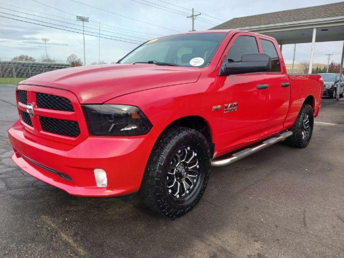 2015 Red RAM 1500 Tradesman Quad Cab 4WD (1C6RR7FT3FS) with an 5.7L V8 OHV 16V engine, 8-Speed Automatic transmission, located at 1184 Kauffman Ave, Fairborn, OH, 45324, (937) 908-9800, 39.807072, -84.030914 - Photo#2