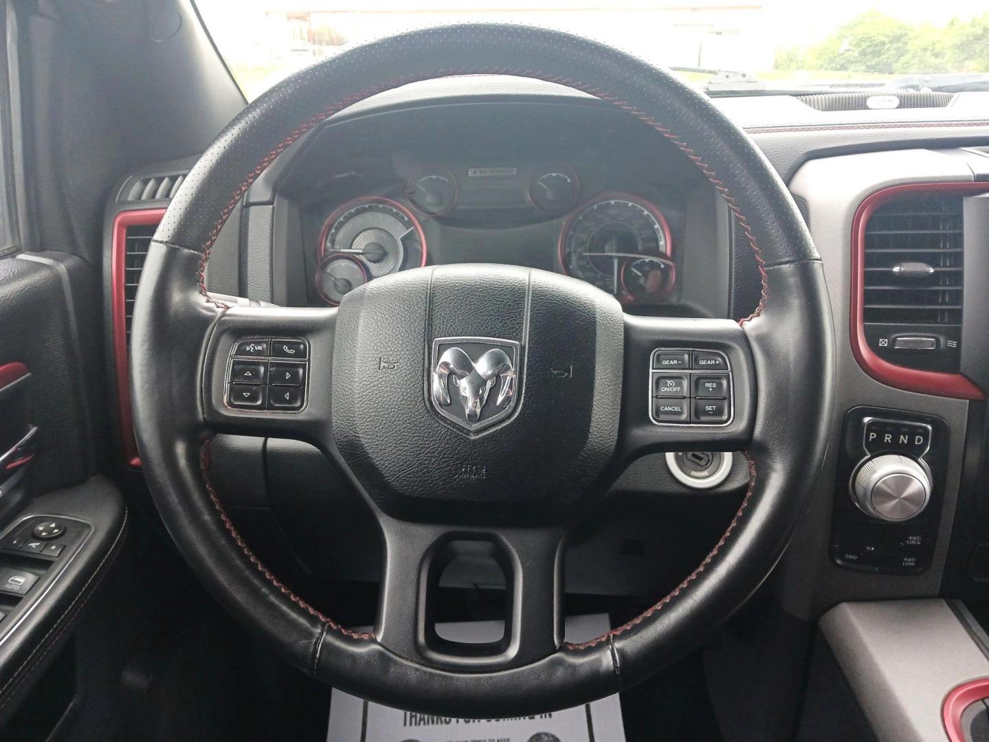 2015 White RAM 1500 (1C6RR7YT7FS) with an 5.7L V8 OHV 16V engine, 8-Speed Automatic transmission, located at 1230 East Main St, Xenia, OH, 45385, (937) 908-9800, 39.688026, -83.910172 - Photo#15