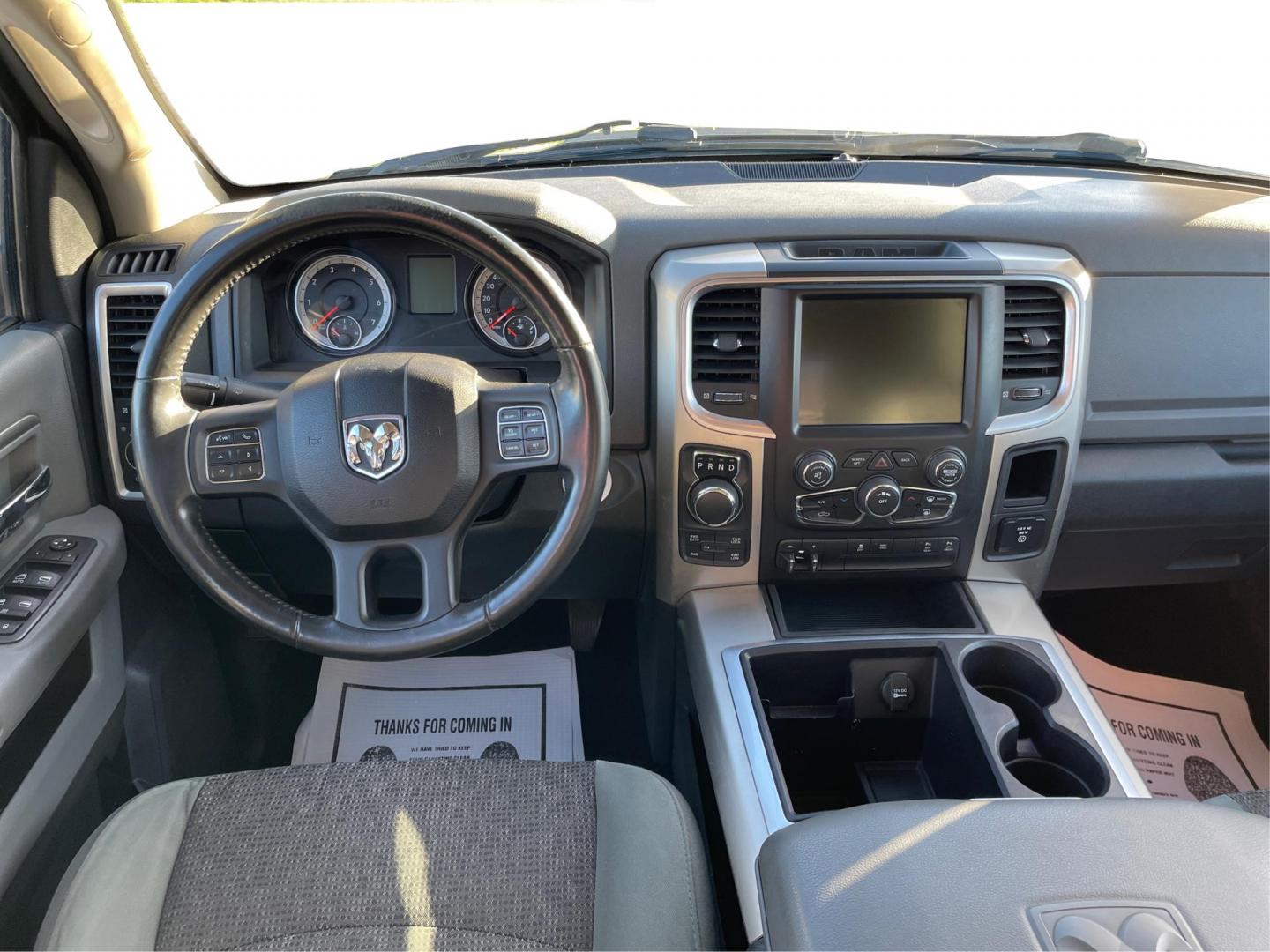 2015 Gray RAM 1500 SLT Quad Cab 4WD (1C6RR7GT2FS) with an 5.7L V8 OHV 16V engine, 6-Speed Automatic transmission, located at 401 Woodman Dr, Riverside, OH, 45431, (937) 908-9800, 39.760899, -84.123421 - Photo#19