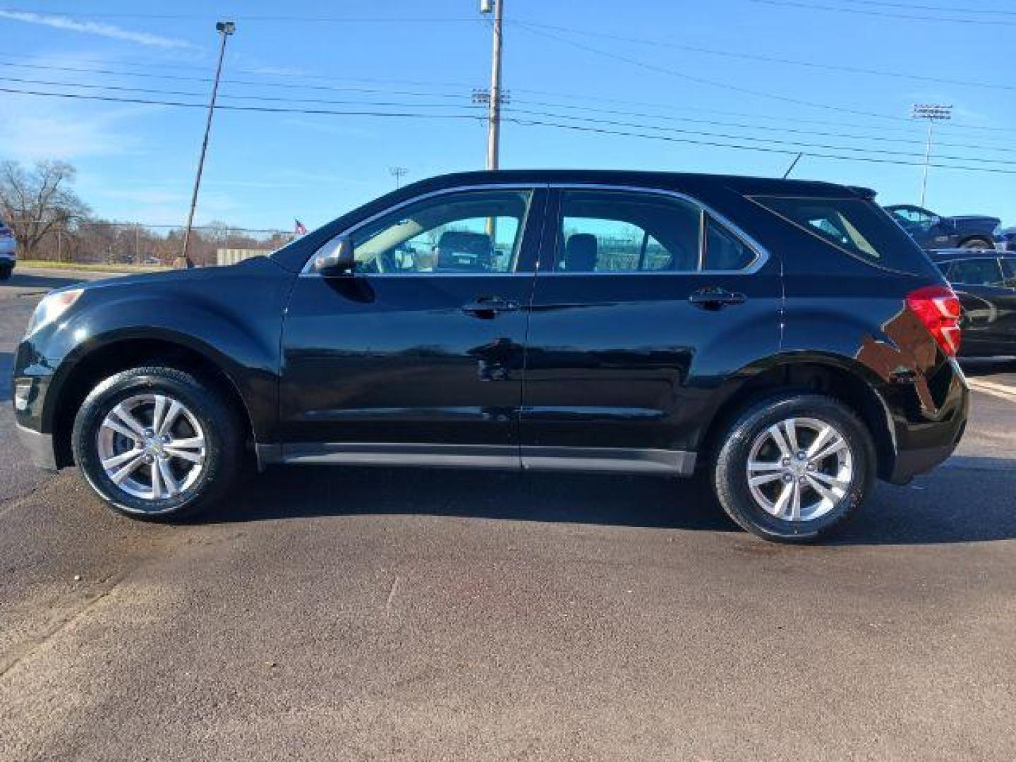 2016 Black Chevrolet Equinox LS 2WD (2GNALBEK0G6) with an 2.4L L4 DOHC 16V FFV engine, 6-Speed Automatic transmission, located at 401 Woodman Dr, Riverside, OH, 45431, (937) 908-9800, 39.760899, -84.123421 - Photo#3