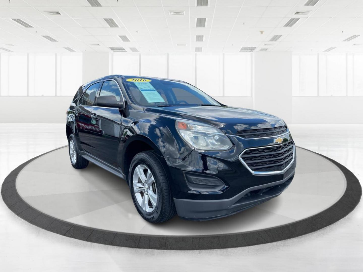 2016 Black Chevrolet Equinox (2GNALBEK1G1) with an 2.4L L4 DOHC 16V FFV engine, 6-Speed Automatic transmission, located at 401 Woodman Dr, Riverside, OH, 45431, (937) 908-9800, 39.760899, -84.123421 - Photo#0