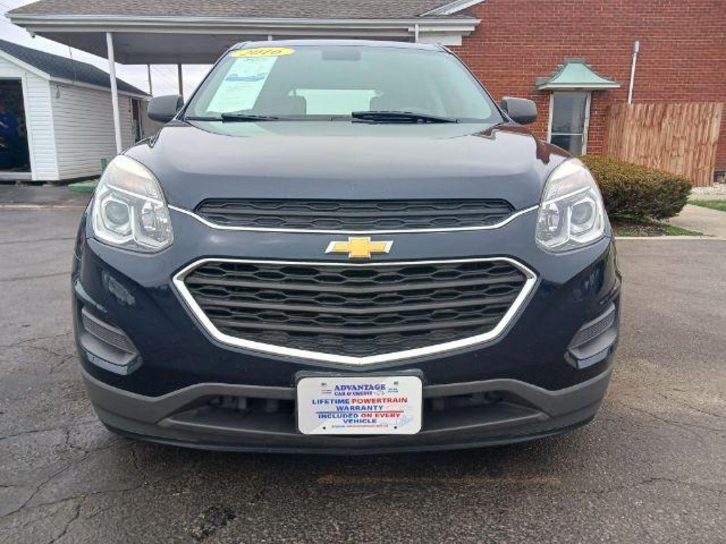 2016 Blue Velvet Metallic Chevrolet Equinox LS 2WD (2GNALBEK2G1) with an 2.4L L4 DOHC 16V FFV engine, 6-Speed Automatic transmission, located at 1230 East Main St, Xenia, OH, 45385, (937) 908-9800, 39.688026, -83.910172 - Photo#1