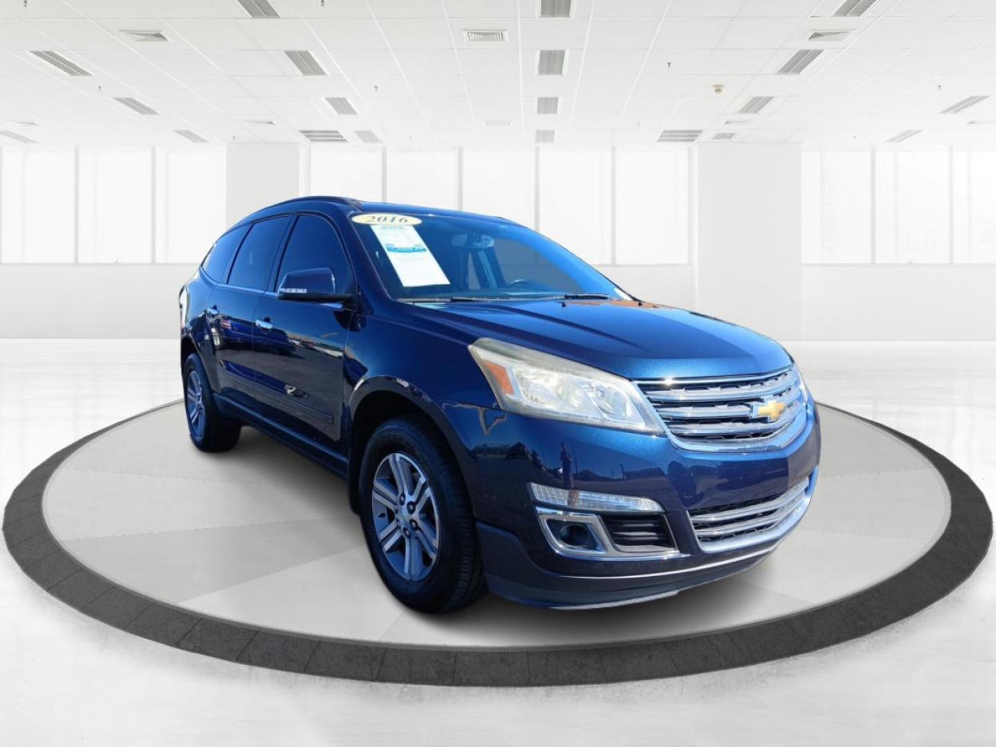 2016 Blue Chevrolet Traverse 1LT FWD (1GNKRGKD4GJ) with an 3.6L V6 DOHC 24V engine, 6A transmission, located at 1099 N County Rd 25A , Troy, OH, 45373, (937) 908-9800, 40.057079, -84.212883 - Photo#0