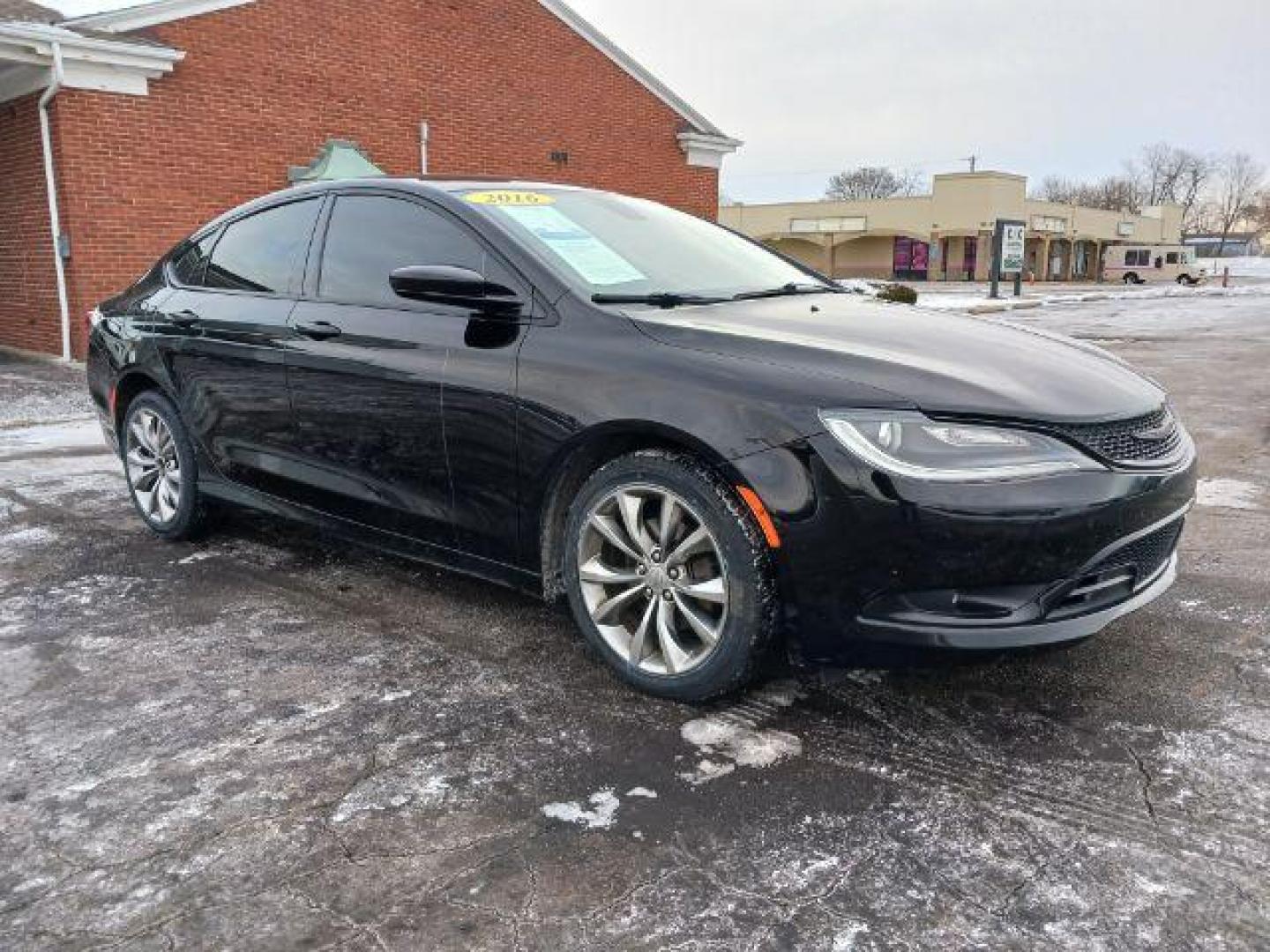 2016 Black Clear Coat Chrysler 200 S (1C3CCCBB9GN) with an 2.4L L4 DOHC 16V engine, 9-Speed Automatic transmission, located at 1099 N County Rd 25A , Troy, OH, 45373, (937) 908-9800, 40.057079, -84.212883 - Photo#0