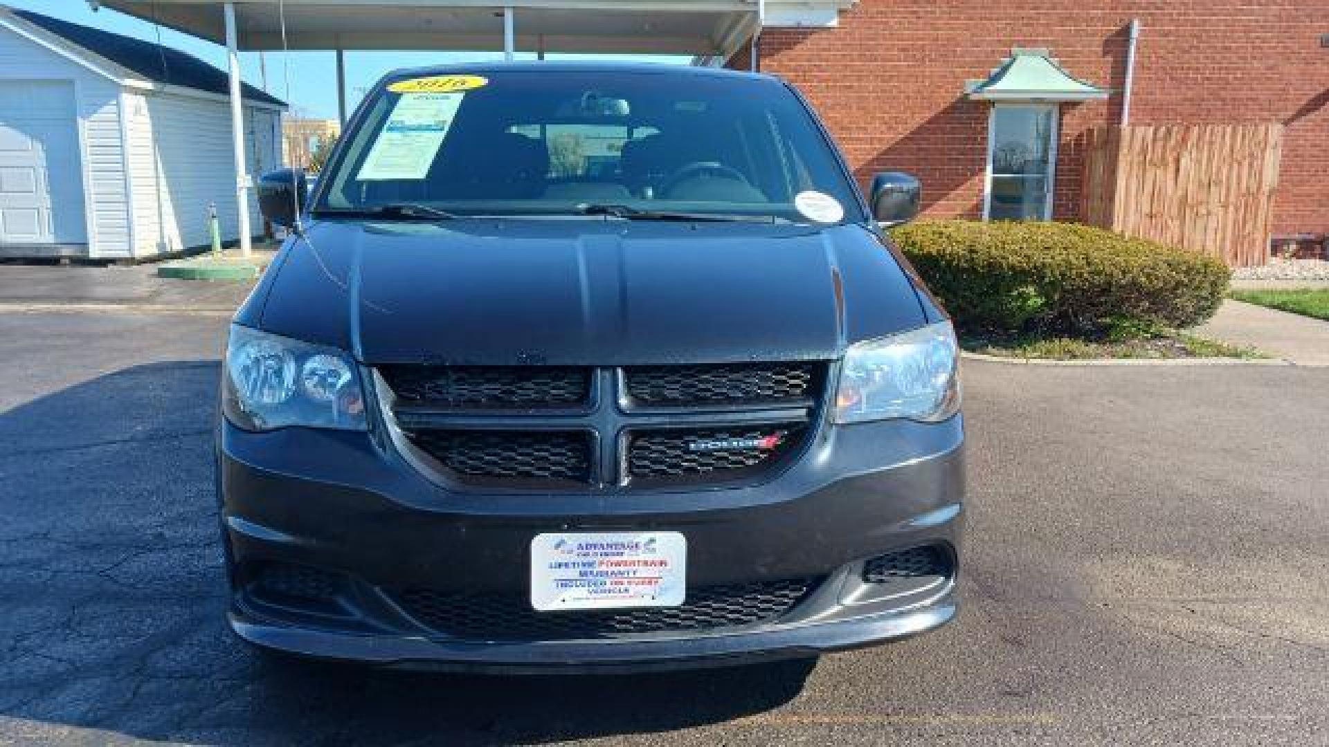 2016 Brilliant Black Crystal Pearl Coat Dodge Grand Caravan SE (2C4RDGBG0GR) with an 3.6L V6 DOHC 24V engine, 6-Speed Automatic transmission, located at 4508 South Dixie Dr, Moraine, OH, 45439, (937) 908-9800, 39.689976, -84.218452 - Photo#1