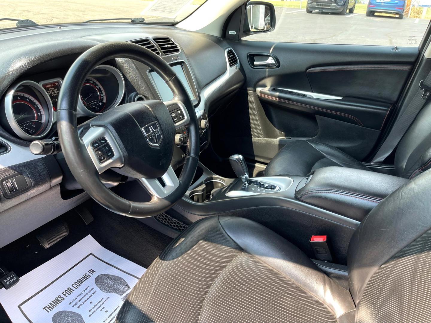 2016 Pitch Black Clear Coat Dodge Journey R/T (3C4PDCEG1GT) with an 3.6L V6 DOHC 24V engine, 6-Speed Automatic transmission, located at 1184 Kauffman Ave, Fairborn, OH, 45324, (937) 908-9800, 39.807072, -84.030914 - Photo#8