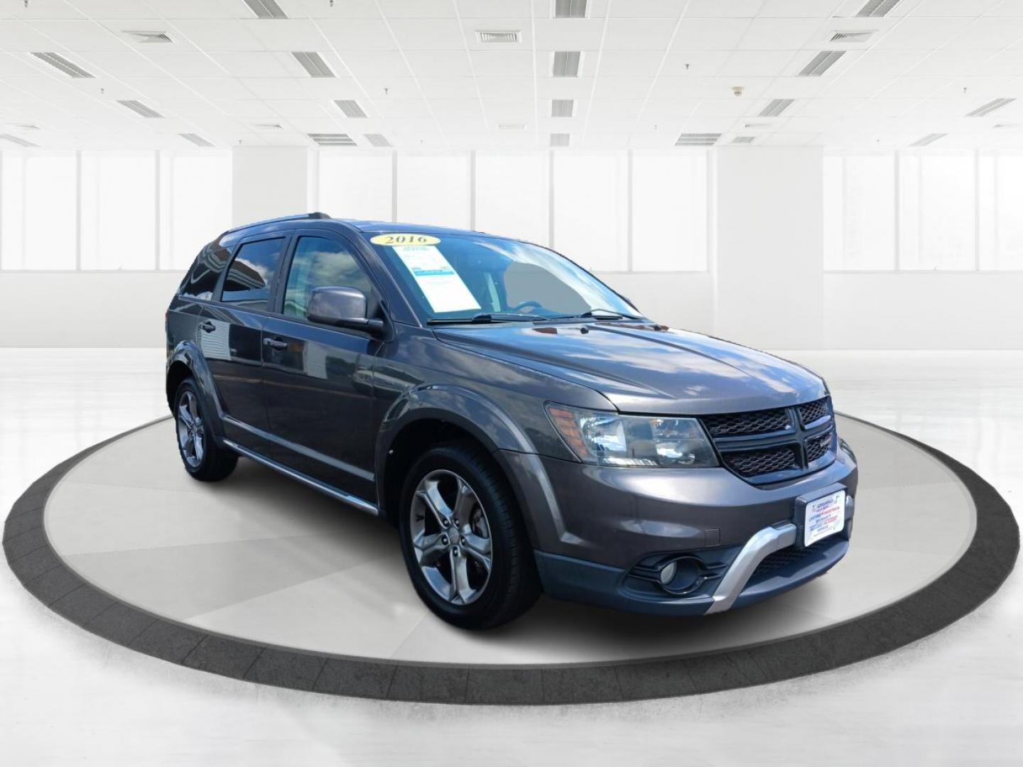 2016 Granite Crystal Metallic Clear Coat Dodge Journey (3C4PDDGG7GT) with an 3.6L V6 DOHC 24V engine, 6-Speed Automatic transmission, located at 1184 Kauffman Ave, Fairborn, OH, 45324, (937) 908-9800, 39.807072, -84.030914 - Photo#0