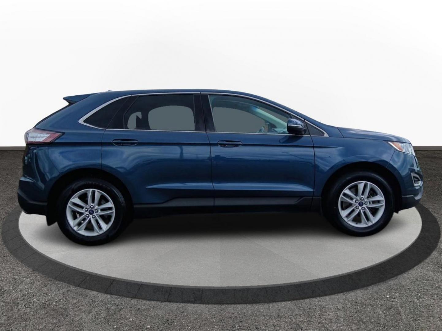 2016 Kona Blue Metallic Ford Edge SEL AWD (2FMPK4J83GB) with an 3.5L V6 DOHC 24V engine, 6A transmission, located at 1184 Kauffman Ave, Fairborn, OH, 45324, (937) 908-9800, 39.807072, -84.030914 - Photo#1