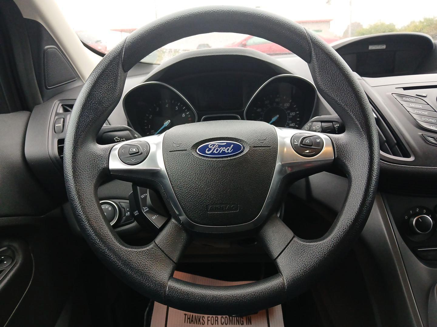 2016 Magnetic Metallic Ford Escape S FWD (1FMCU0F79GU) with an 2.5L L4 DOHC 16V engine, 6-Speed Automatic transmission, located at 8750 N County Rd 25A, Piqua, OH, 45356, (937) 908-9800, 40.164391, -84.232513 - Photo#15