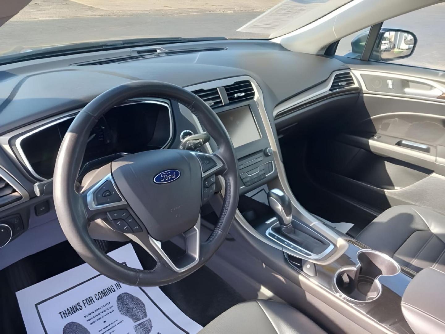 2016 Shadow Black Ford Fusion SE AWD (3FA6P0T99GR) with an 2.0L L4 DOHC 16V engine, 6A transmission, located at 1951 S Dayton Lakeview Rd., New Carlisle, OH, 45344, (937) 908-9800, 39.890999, -84.050255 - Photo#5