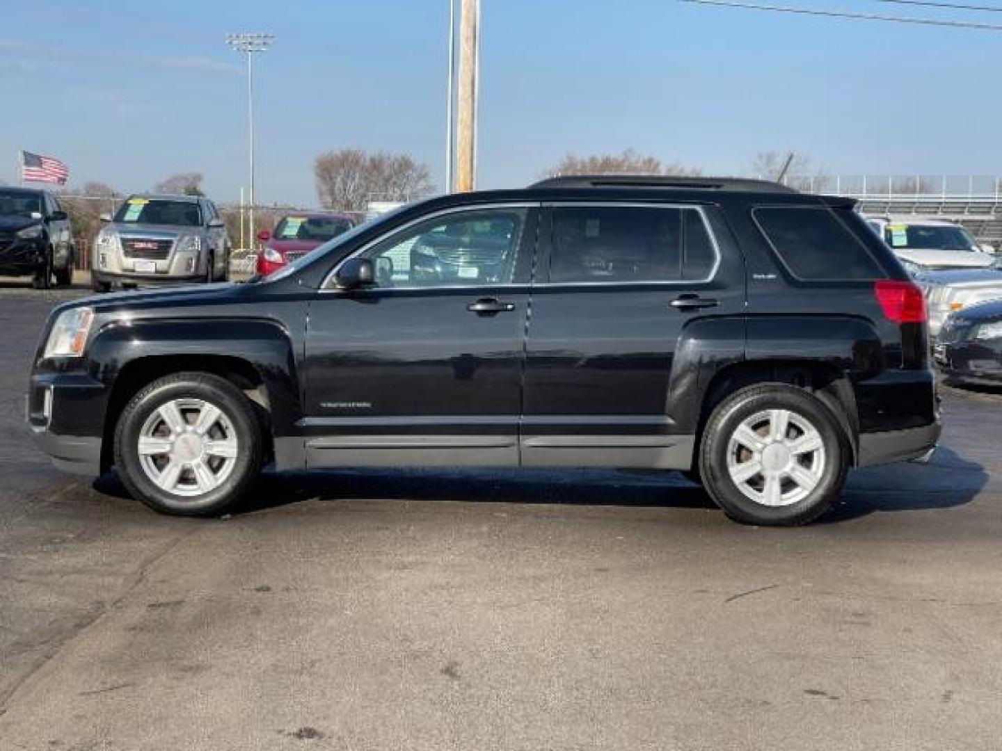 2016 Onyx Black GMC Terrain SLE2 AWD (2GKFLTEK4G6) with an 2.4L L4 DOHC 16V engine, 6-Speed Automatic transmission, located at 401 Woodman Dr, Riverside, OH, 45431, (937) 908-9800, 39.760899, -84.123421 - Photo#2