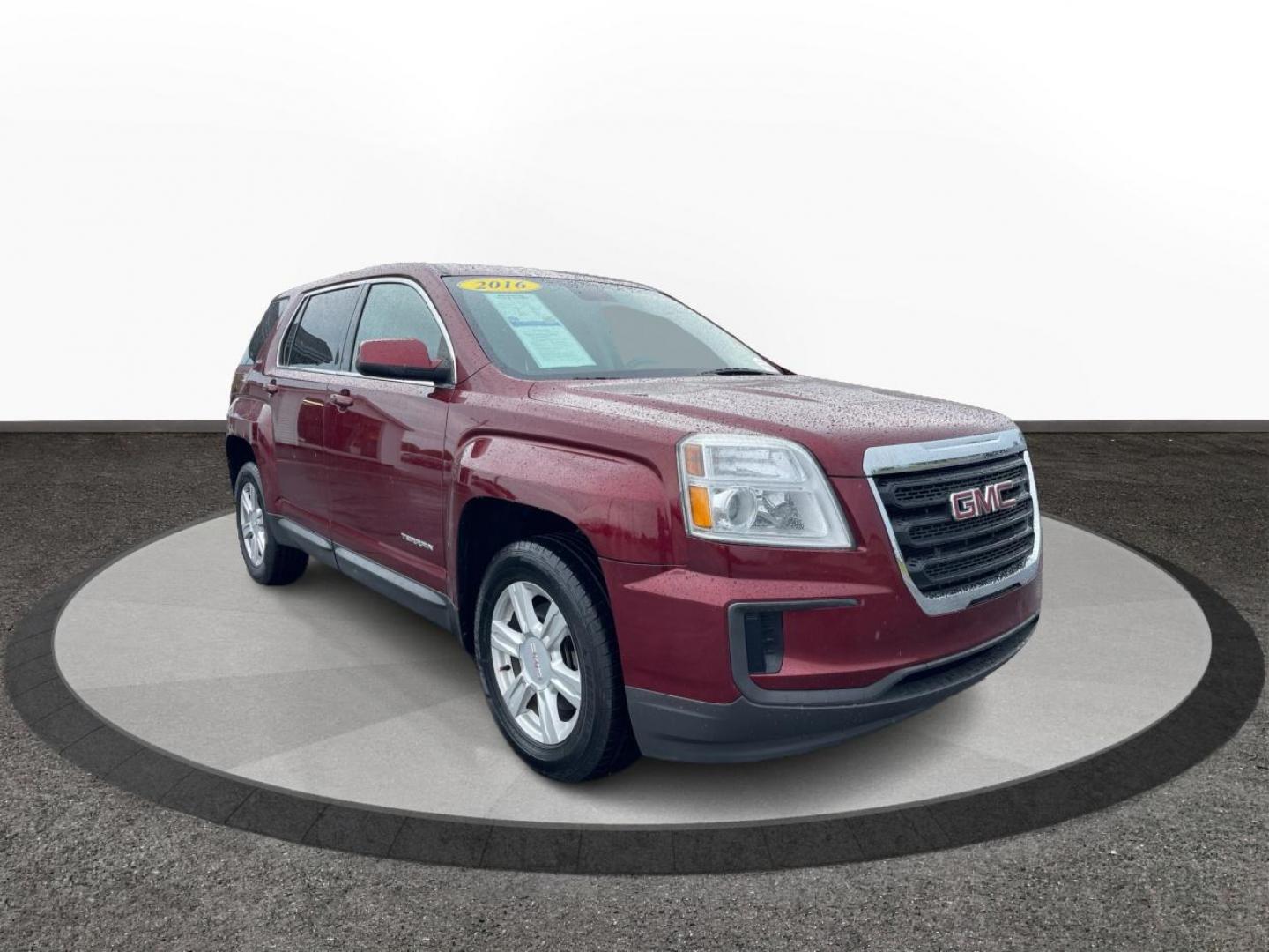 2016 Crimson Red Tintcoat GMC Terrain SLE1 FWD (2GKALMEK9G6) with an 2.4L L4 DOHC 16V engine, 6A transmission, located at 4508 South Dixie Dr, Moraine, OH, 45439, (937) 908-9800, 39.689976, -84.218452 - Photo#0