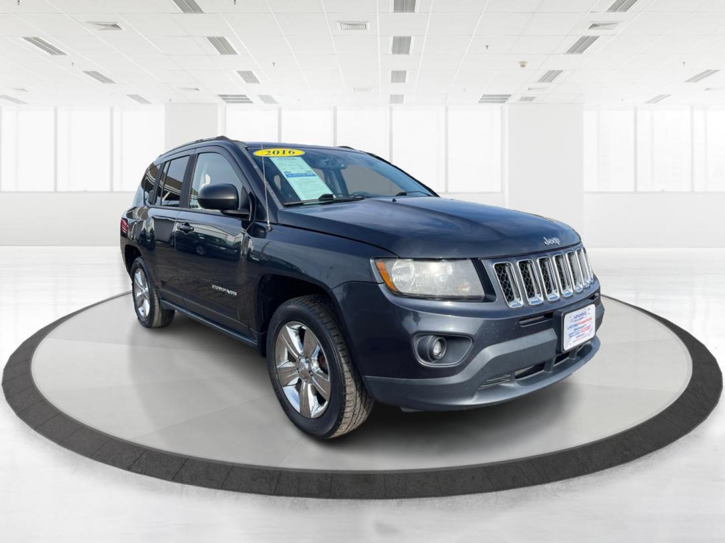 2016 Blue Jeep Compass Sport 4WD (1C4NJDBB5GD) with an 2.4L L4 DOHC 16V engine, located at 8750 N County Rd 25A, Piqua, OH, 45356, (937) 908-9800, 40.164391, -84.232513 - Photo#0