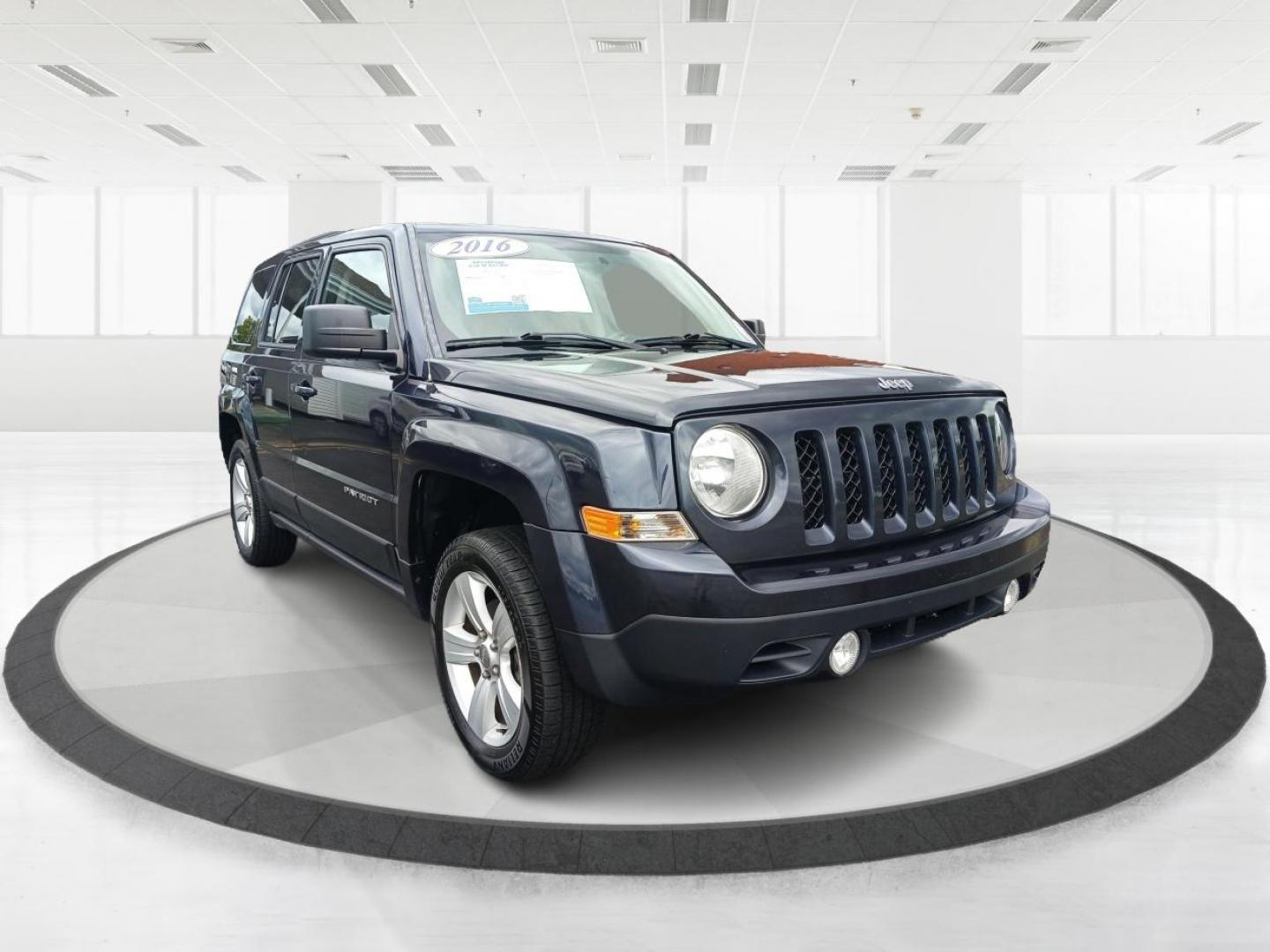 2016 Gray Jeep Patriot (1C4NJRFB0GD) with an 2.4L L4 DOHC 16V engine, located at 880 E. National Road, Vandalia, OH, 45377, (937) 908-9800, 39.891918, -84.183594 - Photo#0