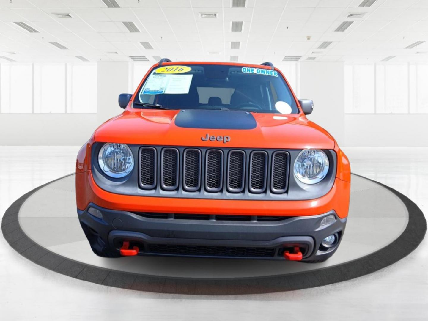 2016 Omaha Orange Jeep Renegade Trailhawk (ZACCJBCTXGP) with an 2.4L L4 DOHC 16V engine, 9A transmission, located at 1951 S Dayton Lakeview Rd., New Carlisle, OH, 45344, (937) 908-9800, 39.890999, -84.050255 - Photo#6