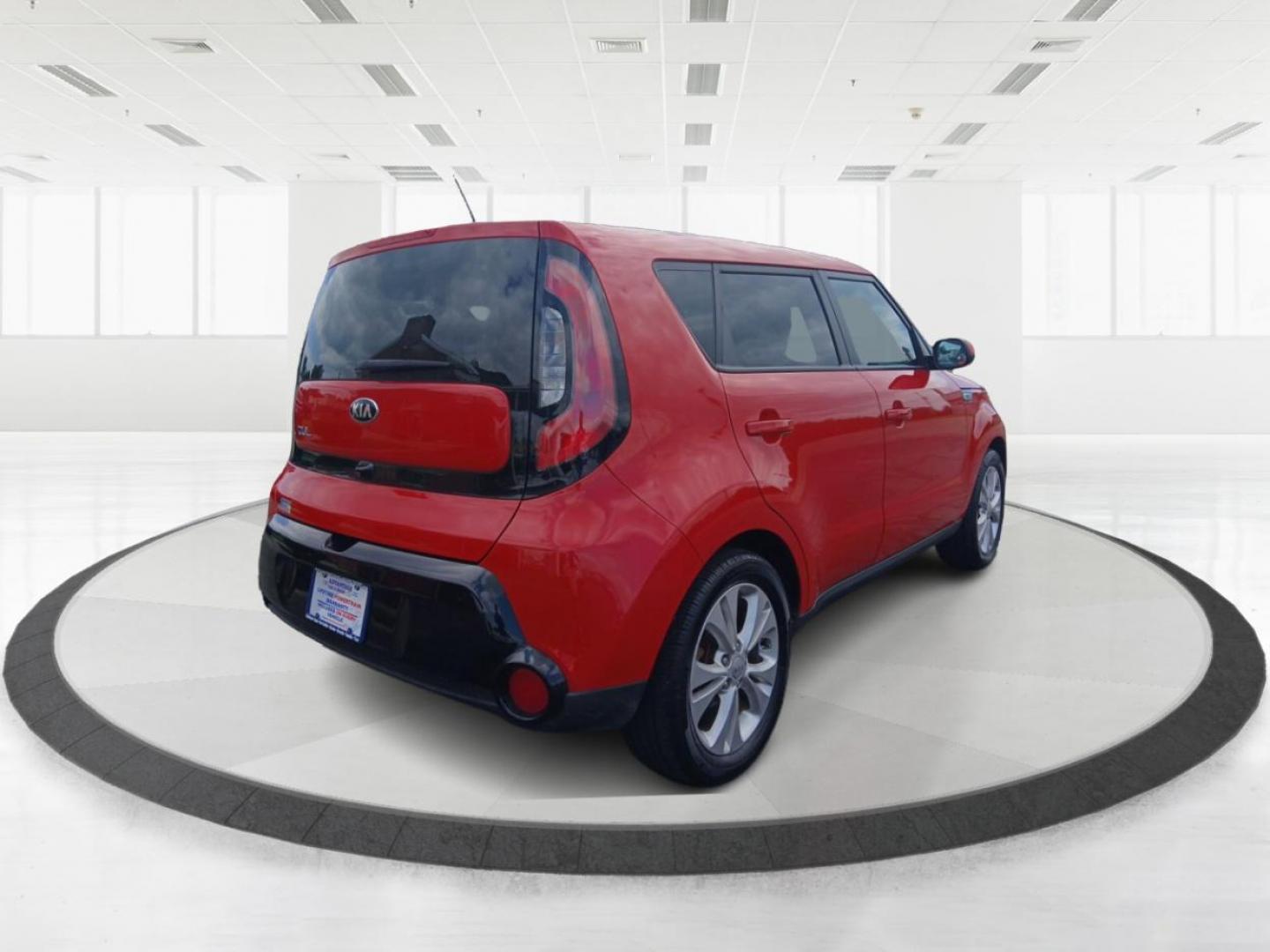 2016 Inferno Red Kia Soul + (KNDJP3A50G7) with an 2.0L L4 DOHC 16V engine, 6A transmission, located at 401 Woodman Dr, Riverside, OH, 45431, (937) 908-9800, 39.760899, -84.123421 - Photo#2