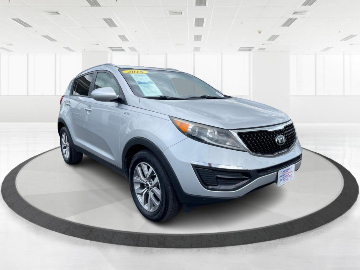 2016 Bright Silver Kia Sportage LX AWD (KNDPBCAC3G7) with an 2.4L V6 DOHC 24V engine, 6-Speed Automatic transmission, located at 1951 S Dayton Lakeview Rd., New Carlisle, OH, 45344, (937) 908-9800, 39.890999, -84.050255 - Photo#0