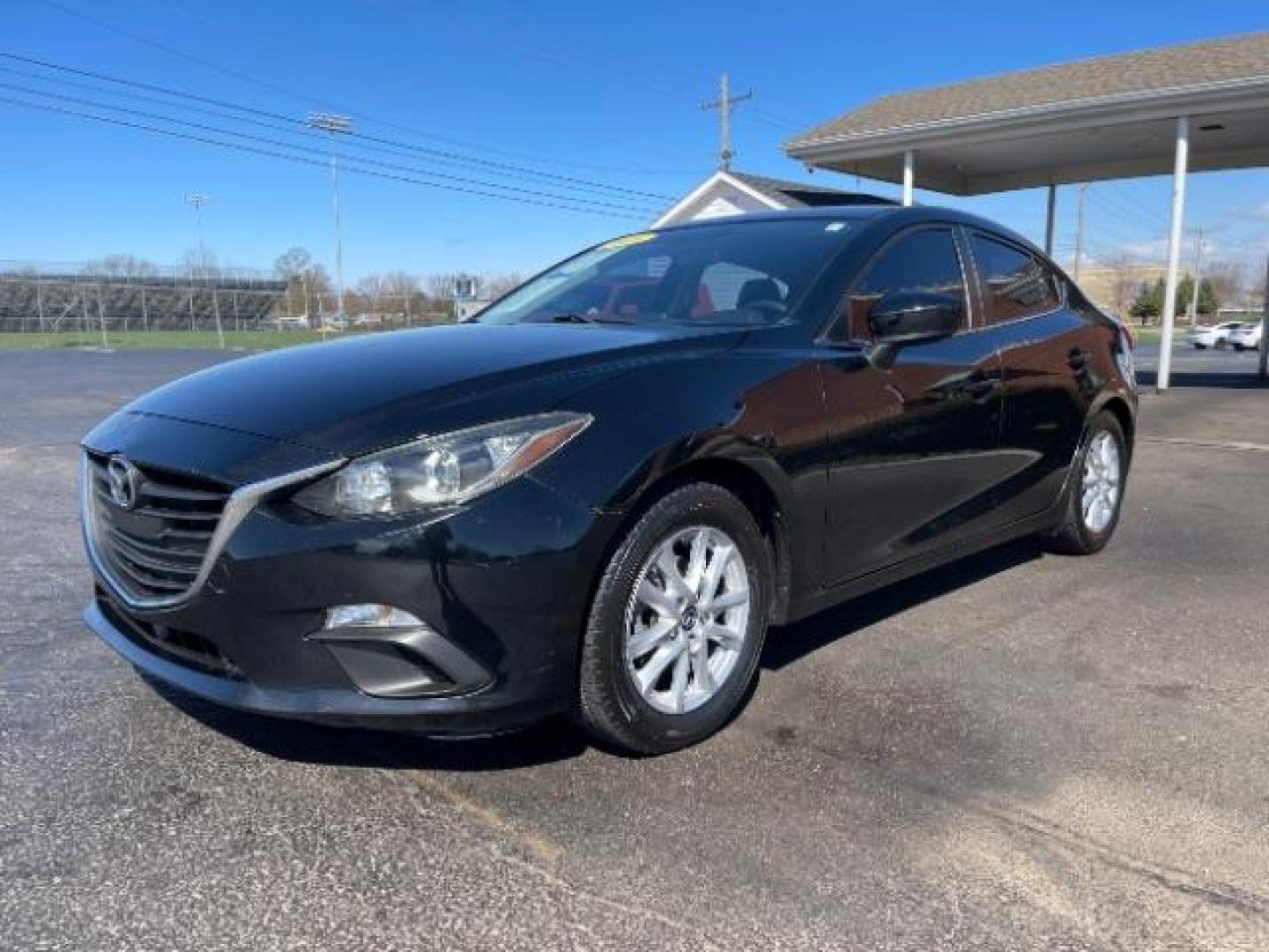 2016 Jet Black Mica Mazda MAZDA3 i Sport AT 4-Door (JM1BM1U73G1) with an 2.0L L4 DOHC 16V engine, 6-Speed Automatic transmission, located at 4508 South Dixie Dr, Moraine, OH, 45439, (937) 908-9800, 39.689976, -84.218452 - Photo#1