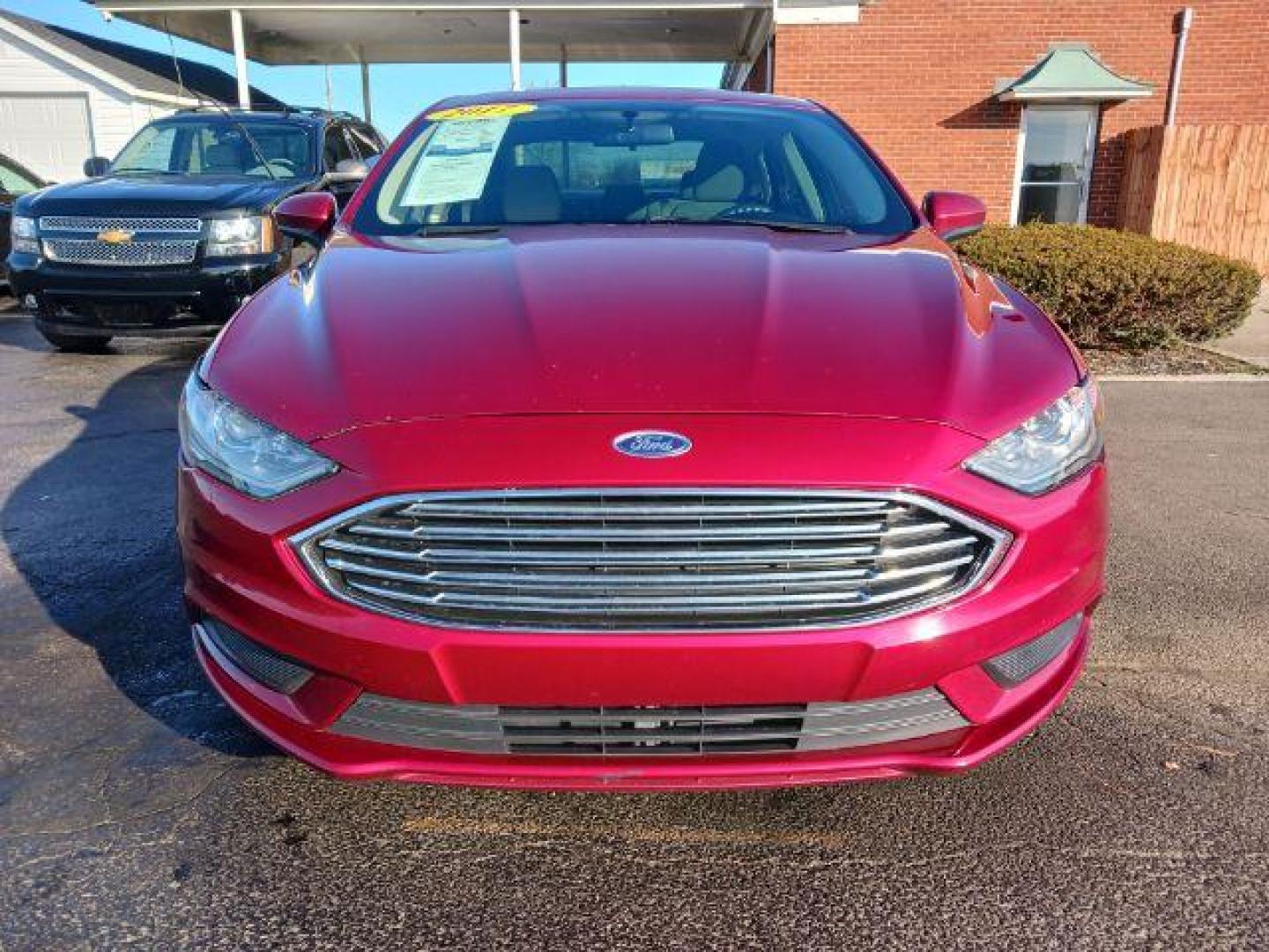 2017 Ruby Red Metallic Tinted Clearcoat Ford Fusion SE (3FA6P0H74HR) with an 2.5L L4 DOHC 16V engine, 6-Speed Automatic transmission, located at 1230 East Main St, Xenia, OH, 45385, (937) 908-9800, 39.688026, -83.910172 - Photo#1