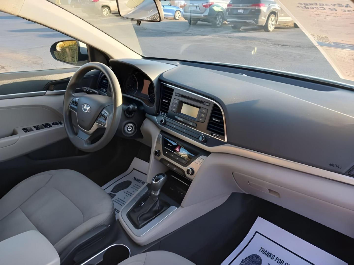 2017 Galactic Gray Hyundai Elantra (5NPD74LF2HH) with an 1.8L L4 DOHC 16V engine, 6-Speed Automatic transmission, located at 1184 Kauffman Ave, Fairborn, OH, 45324, (937) 908-9800, 39.807072, -84.030914 - Photo#8