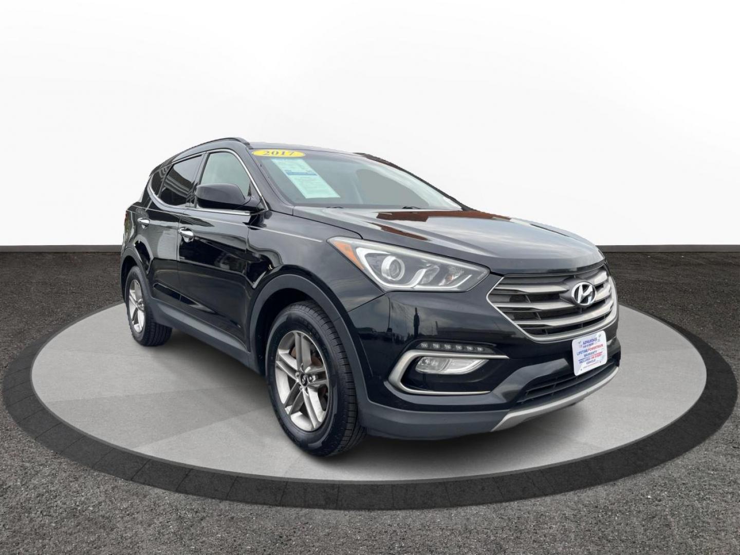 2017 Twilight Black Hyundai Santa Fe Sport 2.4 FWD (5NMZU3LB5HH) with an 2.4L L4 DOHC 16V engine, 6-Speed Automatic transmission, located at 1099 N County Rd 25A , Troy, OH, 45373, (937) 908-9800, 40.057079, -84.212883 - Photo#0