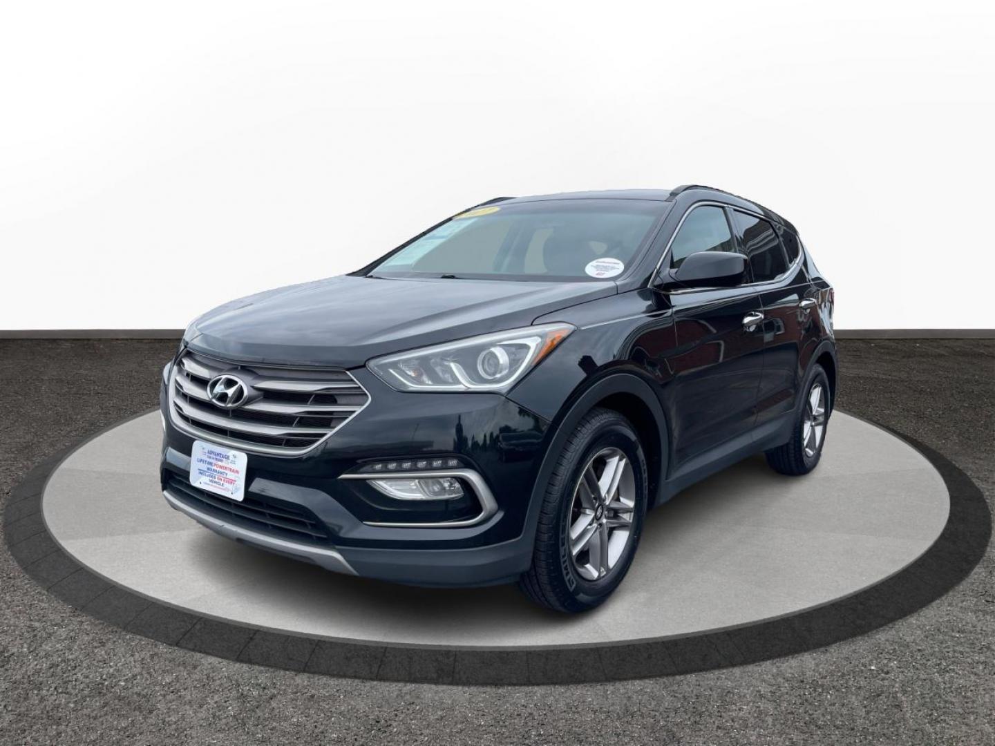 2017 Twilight Black Hyundai Santa Fe Sport 2.4 FWD (5NMZU3LB5HH) with an 2.4L L4 DOHC 16V engine, 6-Speed Automatic transmission, located at 1099 N County Rd 25A , Troy, OH, 45373, (937) 908-9800, 40.057079, -84.212883 - Photo#7