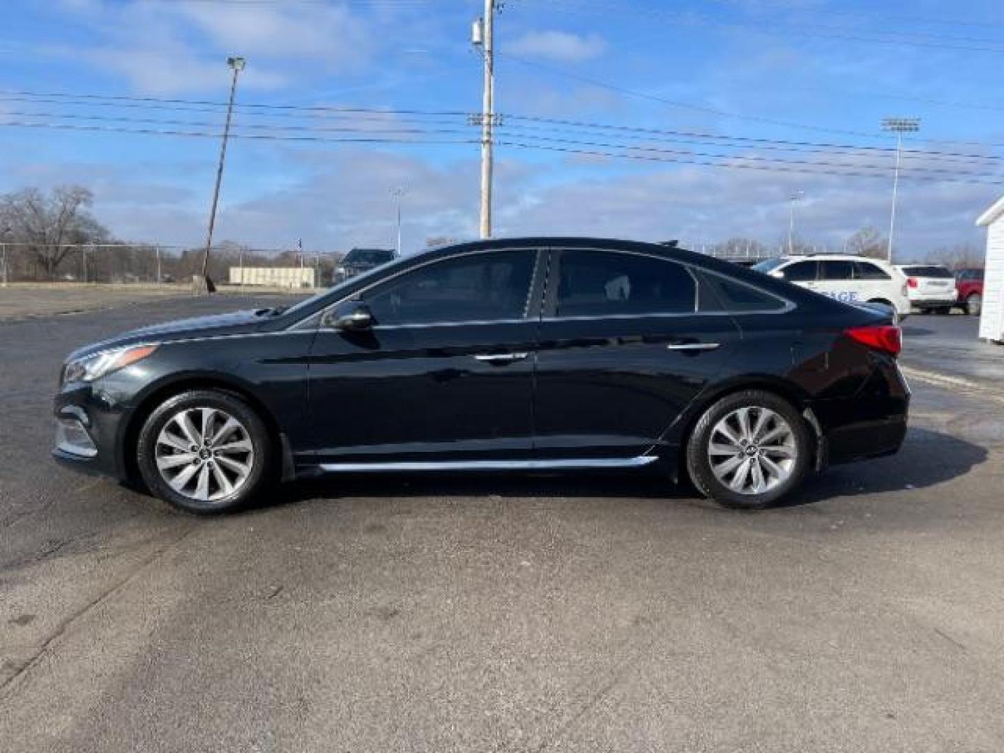 2017 Phantom Black Hyundai Sonata Sport (5NPE34AF3HH) with an 2.4L L4 DOHC 16V engine, 6-Speed Automatic transmission, located at 1184 Kauffman Ave, Fairborn, OH, 45324, (937) 908-9800, 39.807072, -84.030914 - Photo#2