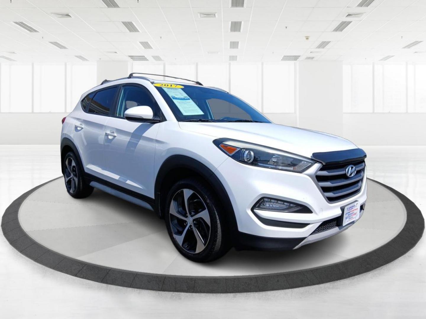 2017 Dazzling White Hyundai Tucson Sport AWD (KM8J3CA29HU) with an 1.6L L4 DOHC 16V engine, 7-Speed Automatic transmission, located at 880 E. National Road, Vandalia, OH, 45377, (937) 908-9800, 39.891918, -84.183594 - Photo#0