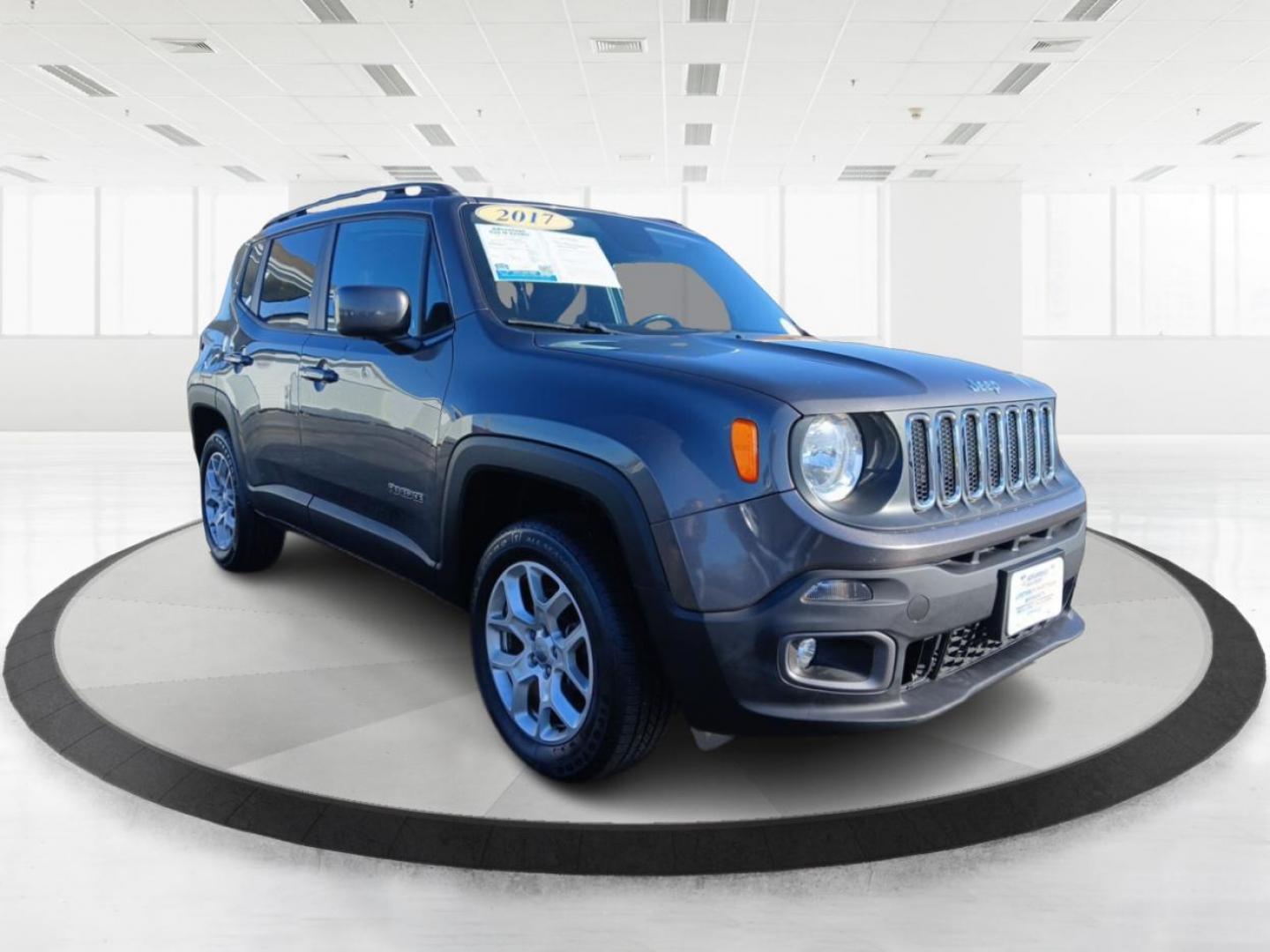 2017 Granite Crystal Metallic Clear Coat Jeep Renegade Latitude 4WD (ZACCJBBB6HP) with an 2.4L L4 DOHC 16V engine, 6M transmission, located at 401 Woodman Dr, Riverside, OH, 45431, (937) 908-9800, 39.760899, -84.123421 - Photo#0