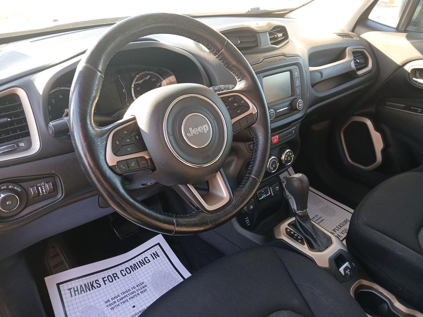 2017 Granite Crystal Metallic Clear Coat Jeep Renegade Latitude 4WD (ZACCJBBB6HP) with an 2.4L L4 DOHC 16V engine, 6M transmission, located at 401 Woodman Dr, Riverside, OH, 45431, (937) 908-9800, 39.760899, -84.123421 - Photo#7