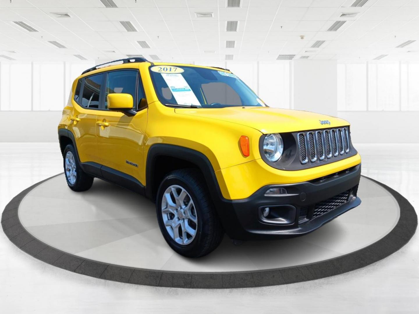 2017 Solar Yellow Jeep Renegade Latitude 4WD (ZACCJBBB8HP) with an 2.4L L4 DOHC 16V engine, 6-Speed Manual transmission, located at 1184 Kauffman Ave, Fairborn, OH, 45324, (937) 908-9800, 39.807072, -84.030914 - Photo#0