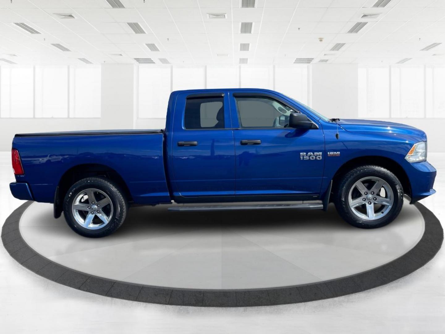 2017 Blue Streak Pearl Coat RAM 1500 Tradesman Quad Cab 4WD (1C6RR7FT5HS) with an 5.7L V8 OHV 16V engine, 8A transmission, located at 4508 South Dixie Dr, Moraine, OH, 45439, (937) 908-9800, 39.689976, -84.218452 - Photo#1