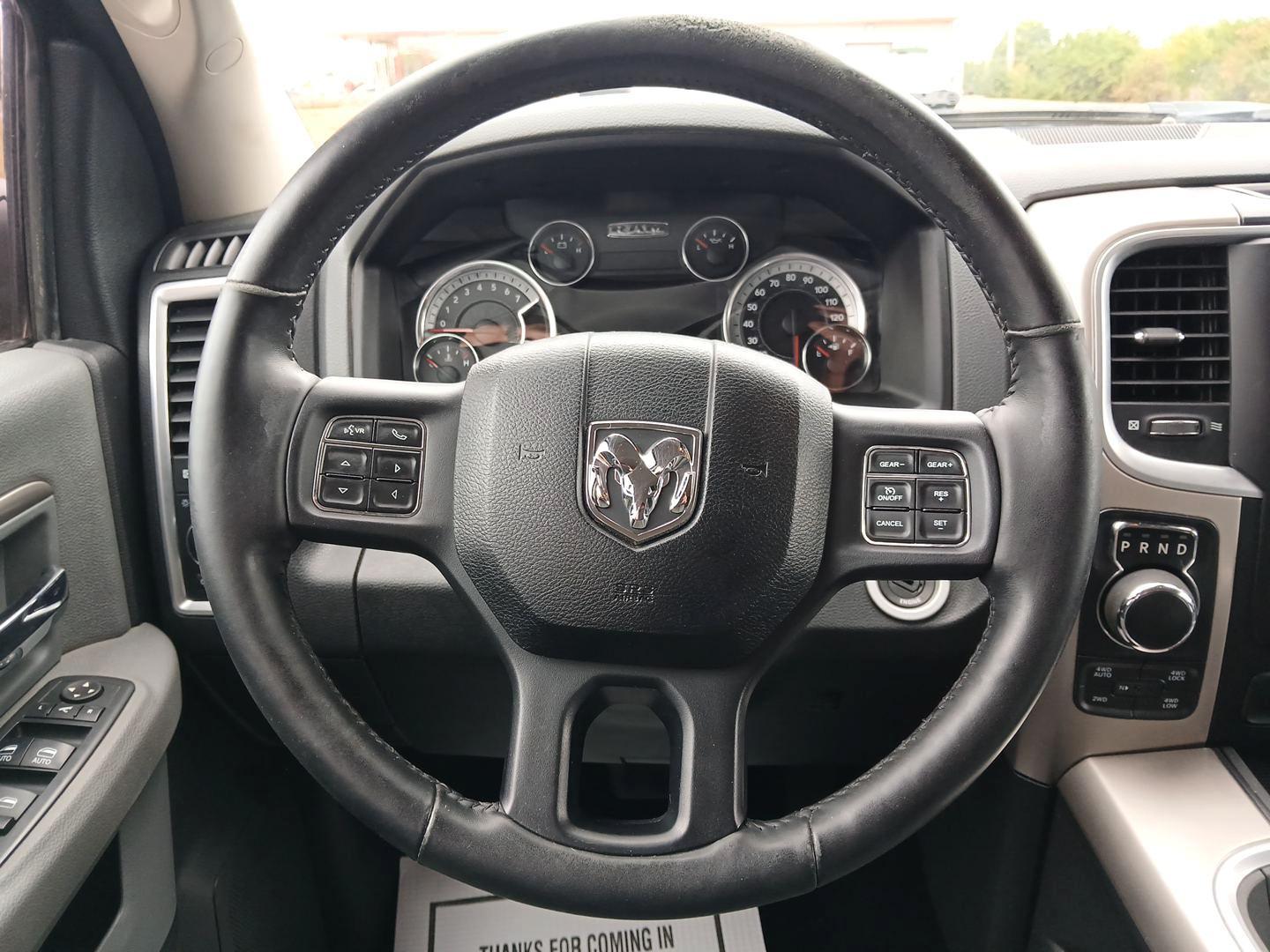 2017 Delmonico Red Pearl Coat RAM 1500 SLT Crew Cab SWB 4WD (3C6RR7LT1HG) with an 5.7L V8 OHV 16V engine, 8A transmission, located at 880 E. National Road, Vandalia, OH, 45377, (937) 908-9800, 39.891918, -84.183594 - Photo#15