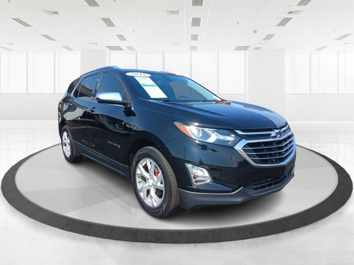 2018 Mosaic Black Metallic Chevrolet Equinox (2GNAXVEV6J6) with an 1.5L L4 DIR DOHC 16V TURBO engine, 6-Speed Automatic transmission, located at 880 E. National Road, Vandalia, OH, 45377, (937) 908-9800, 39.891918, -84.183594 - Photo#0