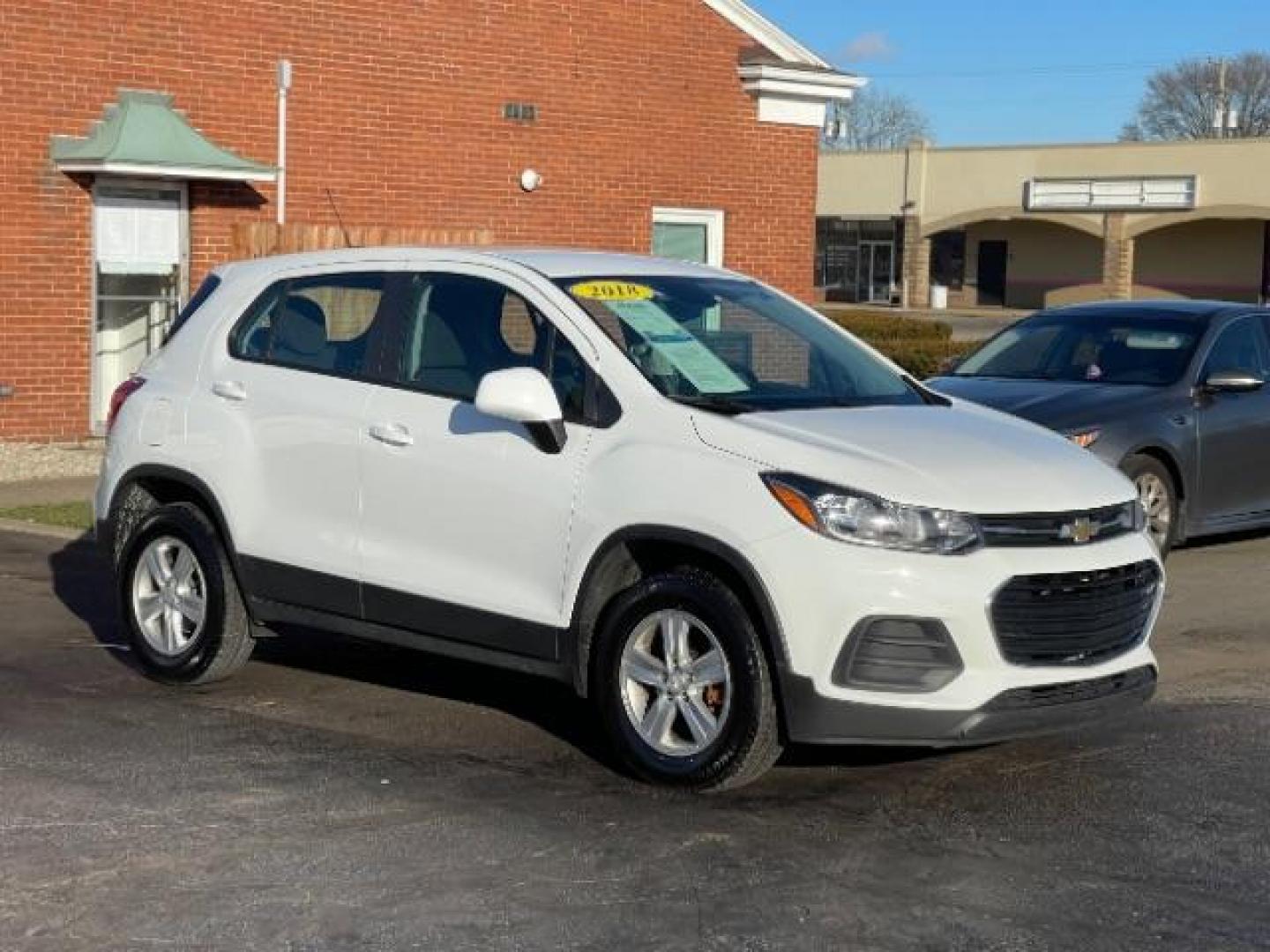 2018 Summit White Chevrolet Trax LS AWD (KL7CJNSB5JB) with an 1.4L L4 DOHC 16V engine, 6-Speed Automatic transmission, located at 1184 Kauffman Ave, Fairborn, OH, 45324, (937) 908-9800, 39.807072, -84.030914 - Photo#0