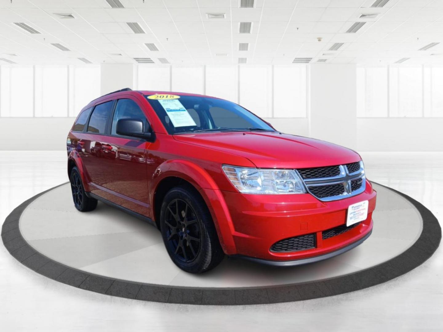 2018 Redline 2 Pearl Coat Dodge Journey SE (3C4PDCAB2JT) with an 2.4L L4 DOHC 16V engine, 4A transmission, located at 880 E. National Road, Vandalia, OH, 45377, (937) 908-9800, 39.891918, -84.183594 - Photo#0