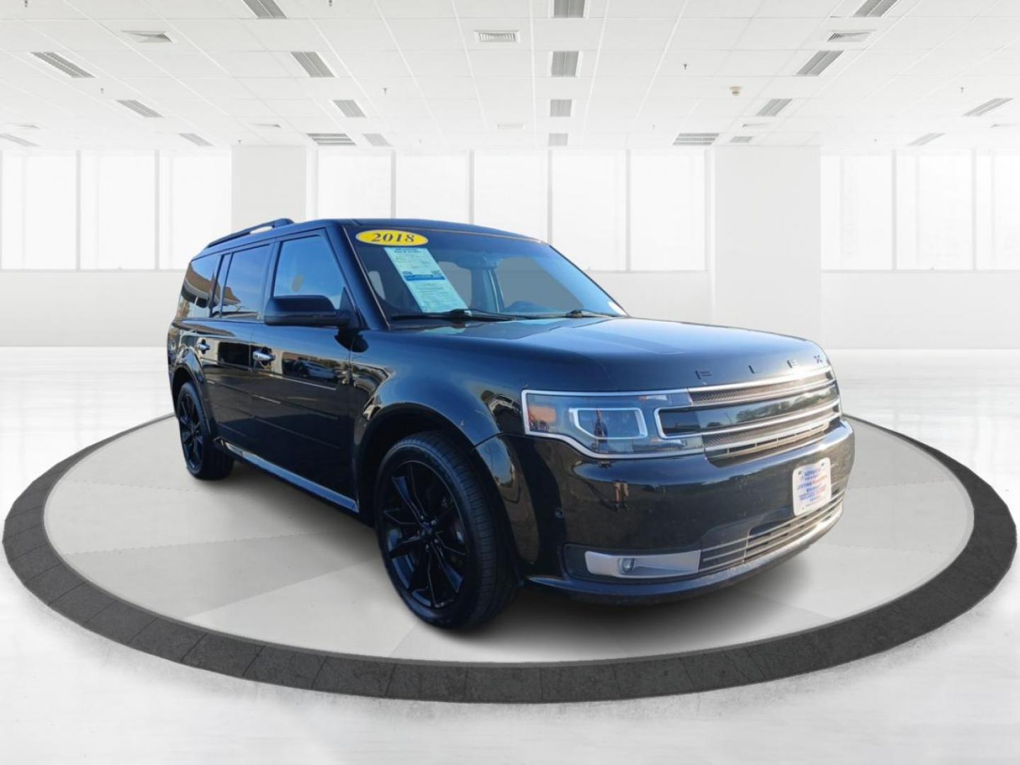 2018 Shadow Black Ford Flex Limited AWD (2FMHK6D8XJB) with an 3.5L V6 DOHC 24V engine, 6A transmission, located at 880 E. National Road, Vandalia, OH, 45377, (937) 908-9800, 39.891918, -84.183594 - Photo#0