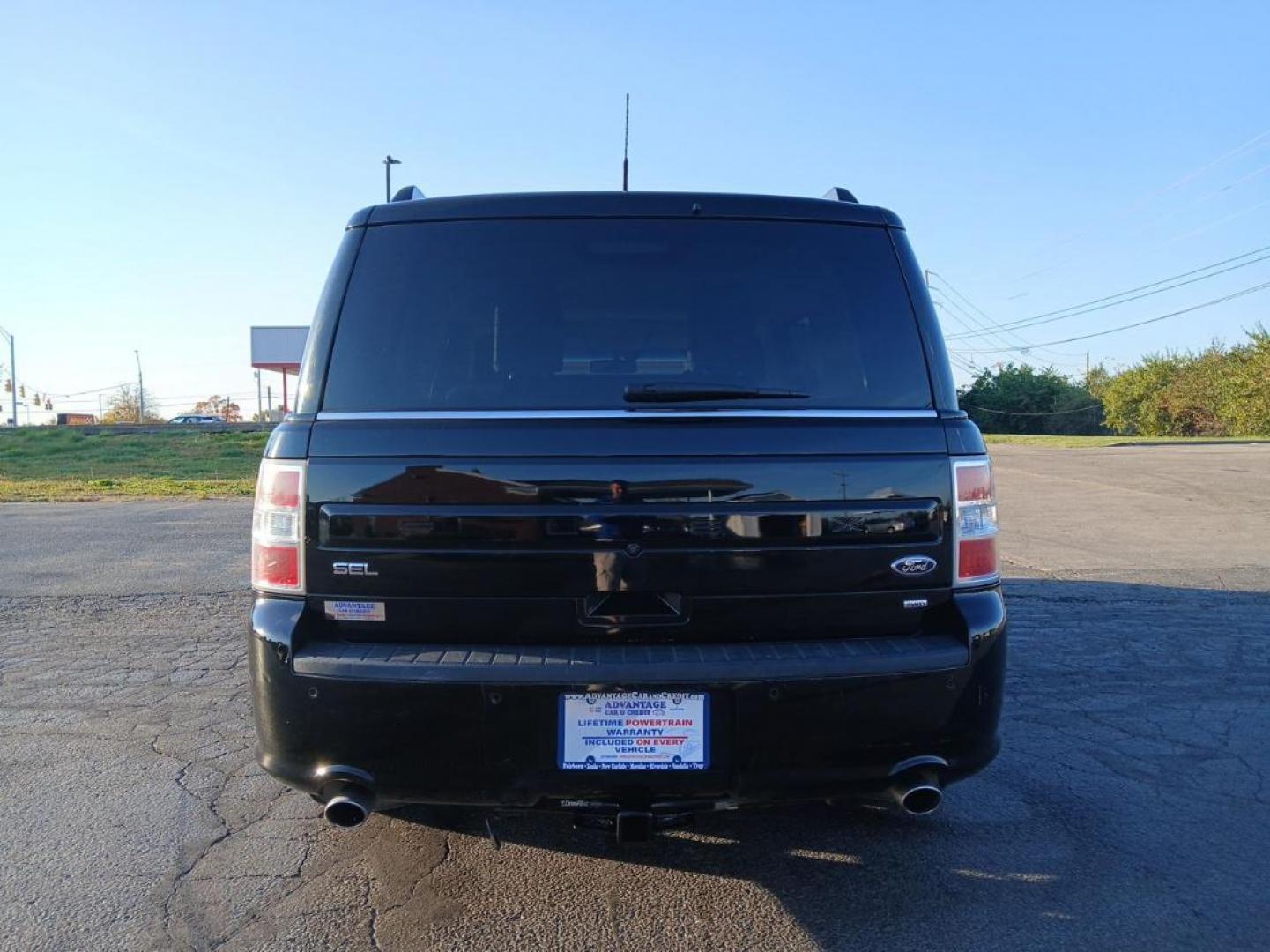 2018 Shadow Black Ford Flex Limited AWD (2FMHK6D8XJB) with an 3.5L V6 DOHC 24V engine, 6A transmission, located at 880 E. National Road, Vandalia, OH, 45377, (937) 908-9800, 39.891918, -84.183594 - Photo#3