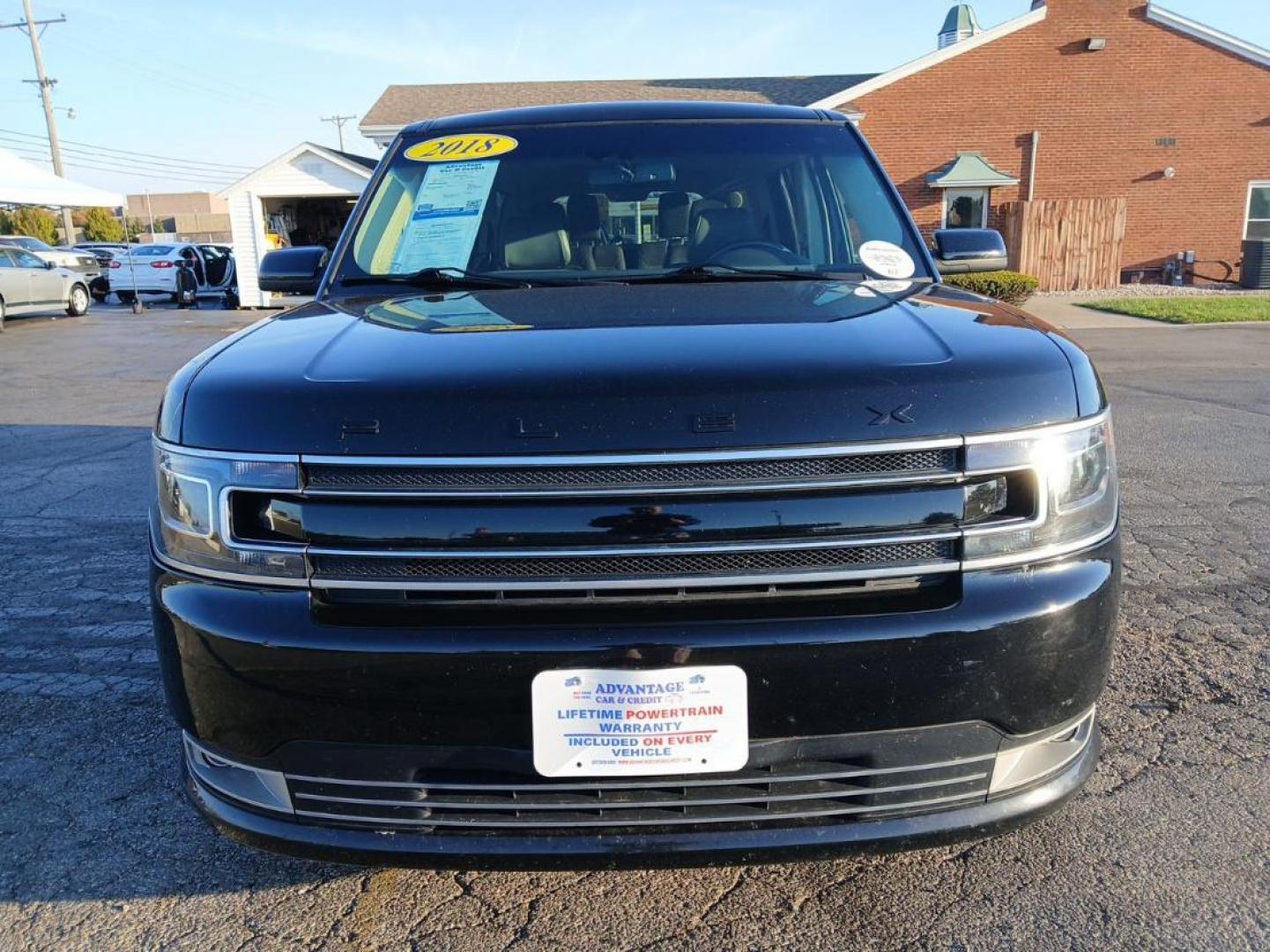 2018 Shadow Black Ford Flex Limited AWD (2FMHK6D8XJB) with an 3.5L V6 DOHC 24V engine, 6A transmission, located at 880 E. National Road, Vandalia, OH, 45377, (937) 908-9800, 39.891918, -84.183594 - Photo#6