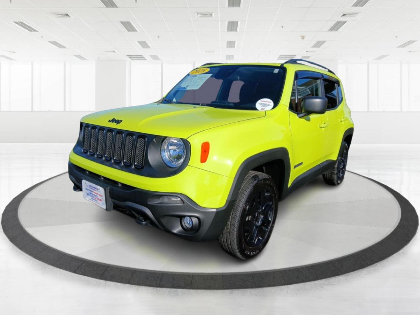 2018 Hypergreen Clear Coat Jeep Renegade Sport 4WD (ZACCJBAB7JP) with an 2.4L L4 DOHC 16V engine, 6M transmission, located at 1099 N County Rd 25A , Troy, OH, 45373, (937) 908-9800, 40.057079, -84.212883 - Photo#4