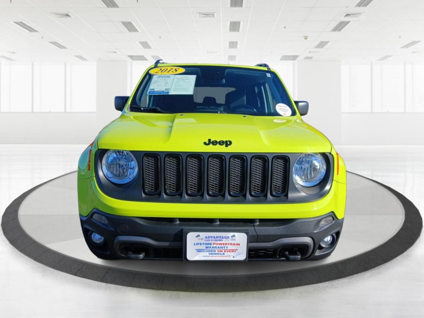 2018 Hypergreen Clear Coat Jeep Renegade Sport 4WD (ZACCJBAB7JP) with an 2.4L L4 DOHC 16V engine, 6M transmission, located at 1099 N County Rd 25A , Troy, OH, 45373, (937) 908-9800, 40.057079, -84.212883 - Photo#6