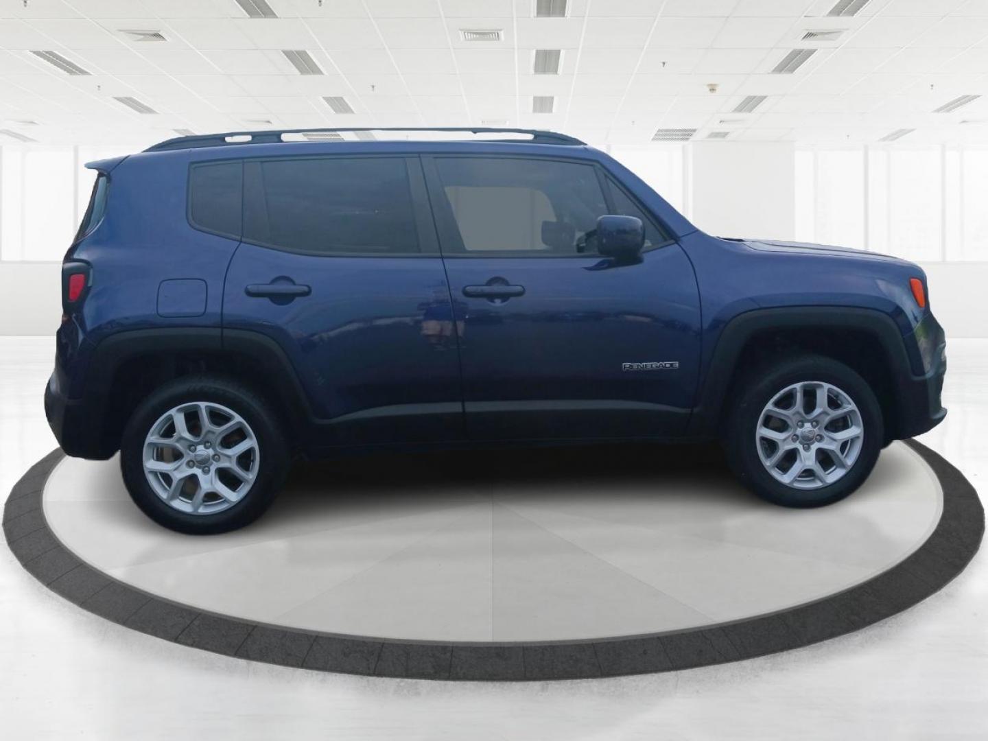 2018 Jetset Blue /Black, premium cloth Jeep Renegade Latitude 4WD (ZACCJBBB6JP) with an 2.4L L4 DOHC 16V engine, 6M transmission, located at 880 E. National Road, Vandalia, OH, 45377, (937) 908-9800, 39.891918, -84.183594 - Photo#0