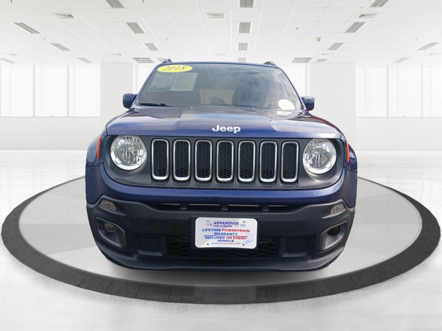 2018 Jetset Blue /Black, premium cloth Jeep Renegade Latitude 4WD (ZACCJBBB6JP) with an 2.4L L4 DOHC 16V engine, 6M transmission, located at 880 E. National Road, Vandalia, OH, 45377, (937) 908-9800, 39.891918, -84.183594 - Photo#6