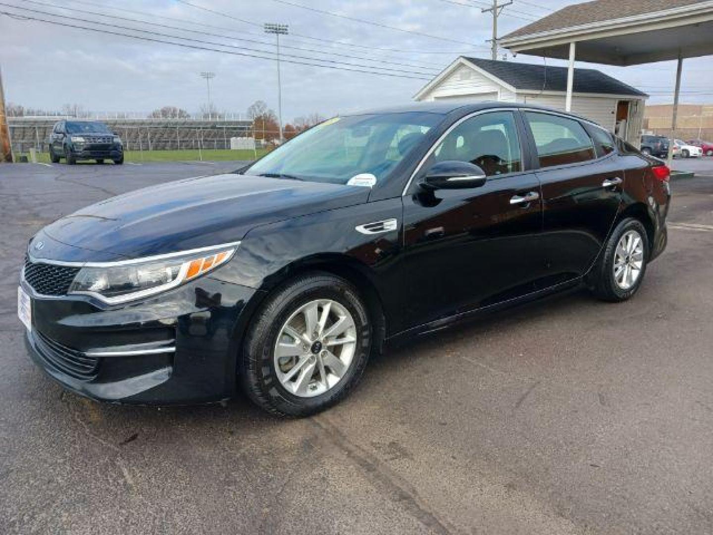 2018 Aurora Black Pearl Kia Optima LX (5XXGT4L36JG) with an 2.4L L4 DOHC 16V engine, 6-Speed Automatic transmission, located at 1184 Kauffman Ave, Fairborn, OH, 45324, (937) 908-9800, 39.807072, -84.030914 - Photo#2