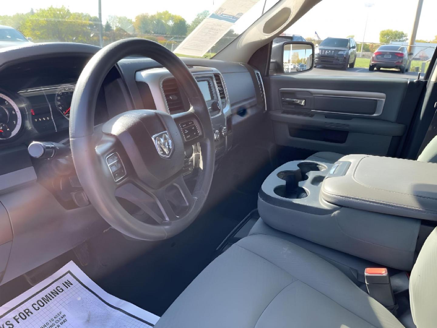 2018 Gray RAM 1500 SLT Crew Cab SWB 4WD (1C6RR7LT8JS) with an 5.7L V8 OHV 16V engine, 8A transmission, located at 1099 N County Rd 25A , Troy, OH, 45373, (937) 908-9800, 40.057079, -84.212883 - Photo#6