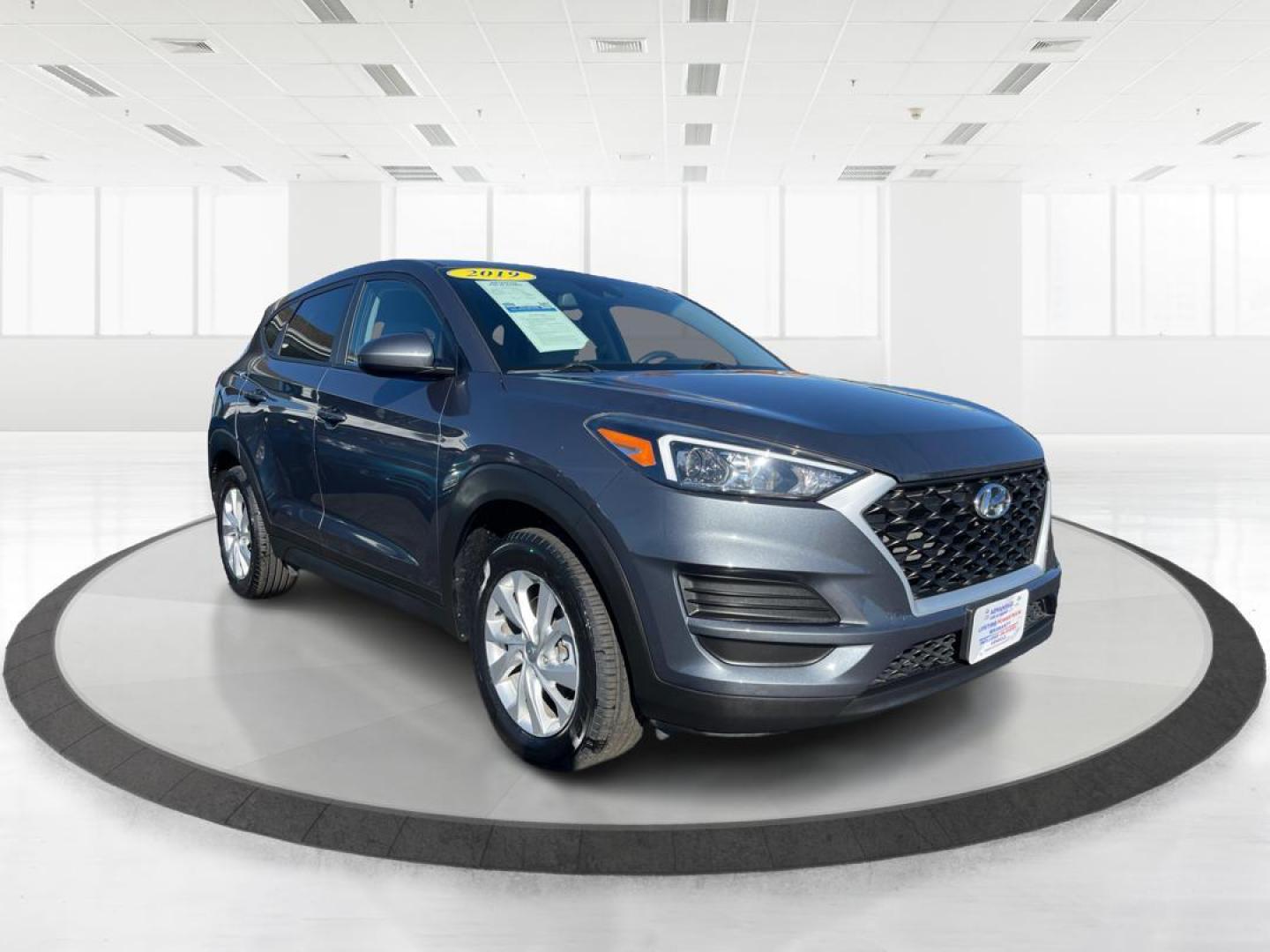 2019 Coliseum Grey Hyundai Tucson SE AWD (KM8J2CA4XKU) with an 2.0L L4 DOHC 16V engine, 6A transmission, located at 880 E. National Road, Vandalia, OH, 45377, (937) 908-9800, 39.891918, -84.183594 - Photo#0